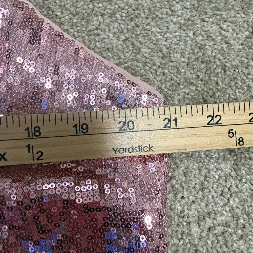 Grace Karin Womens XL Camisole Pink Sequined Sparkle Barbiecore BratZ NYE Party - Picture 4 of 6